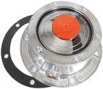 Trailer Hub Cap For Steer Axle With Side Fill Plug (replaces Stemco 343-4009). Fixed Price $20.99.