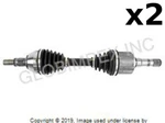 Saab (2008-2011) Axle Shaft Assembly Front Left And Right Pcs) Pro Parts. Fixed Price $367.00.