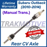 New Oe Rear Cv Axle For 2010-2014 Subaru Outback 2.5L 3.0L, Manual Lifetime War.. Fixed Price $137.99.