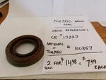 (two) Centric Brand Oil Seal (cr 17327 National 100357) = $14.98 $7.49 Each. Fixed Price $14.98.