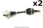 For Audi / Vw (11-17) Axle Shaft Assembly Front Left And Right (2) Gkn Loebro. Fixed Price $893.05.