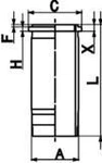 Cylinder Sleeve 146MM Outer Diameter Fits Daf Dana Kolbenschmidt 89861110. Fixed Price $110.75.