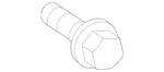 Genuine Mercedes-benz Hexagonal Head Screw 016-990-13-01. Fixed Price $31.85.