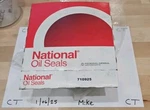 710925 Oil National Seals. Fixed Price $31.05.