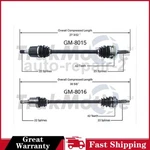 For 1998 2000 Chevrolet Metro Trakmotive Front Left Right Cv Axle Shaft. Fixed Price $208.07.