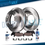 Drw 325MM Rear Disc Rotors + Ceramic Brake Pads For Silverado Sierra 3500 Hd. Fixed Price $164.33.