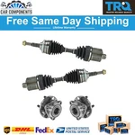 Trq 4 Piece Steering Kit Front Cv Axle Assemblies W/ Wheel Hub & Bearings New. Fixed Price $261.69.