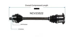 Cv Axle Assembly-base, Std Trans Front Left Gsp Fits 02-05 Audi A4 Quattro RB5C. Fixed Price $63.00.