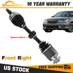 Front Right Passenger Side Cv Axle Shaft For 2008-2014 Honda Accord Cyl A.t. Fixed Price $56.99.