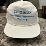 Vintage Snap Back Hat Chrysler Car Automobile Trucker Detroit. Fixed Price $12.87.