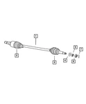 Genuine Mopar Half Shaft Boot Kit 5014914AA. Fixed Price $28.09.