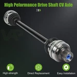 Rear Side Cv Axle Assembly For 12-16 A4 Quattro 13-16 A5 Allroad L4 2.0L. Fixed Price $65.99.