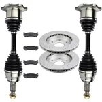 Front Cv Axle + Brake Pads & Rotors Fits Chevrolet Avalanche 1500 5.3L 2002-2006. Fixed Price $242.39.