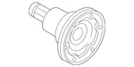 Genuine Audi Drive Axle Shaft 0CR-525-354. Fixed Price $580.39.