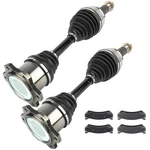 Front Brake Ceramic Pads + Cv Axle Shaft For 2000-2006 Gmc Yukon 4.8L 5.3L 6.0L. Fixed Price $162.58.