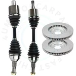 Front Cv Axles+brake Discs Rotors For 2000-2005 Chevrolet Impala 3.4L 3.8L. Fixed Price $222.49.