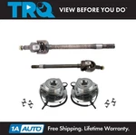 Trq Front Axle Shaft Assembly Wheel Hub Bearing Drivetrain Kit 4PC For Wrangler. Fixed Price $574.95.