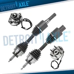 4WD Cv Axle Drive Shafts W/front Wheel Bearings Hub Set Ford Lincoln. Fixed Price $261.21.