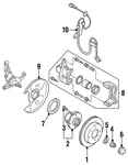 Genuine Nissan Axle Nut 01225-00591. Fixed Price $21.34.