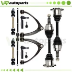 Front Upper Control Arm Ball Joint Tie Rod End Cv Axle Shaft For Gmc Sierra 1500. Fixed Price $201.96.