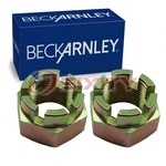 2 Pc Beck Arnley Front Axle Nuts For 1983-1989 Mitsubishi Starion Driveline Bh. Fixed Price $14.03.