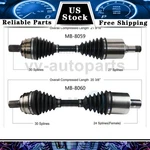 Trakmotive Front Left Right Cv Axle Shaft For 2014 2015 Mercedes-benz GLK250. Fixed Price $354.57.