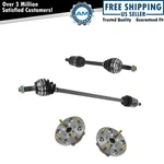 Front Cv Axle Shafts & Wheel Hub Bearing Assemblies Set Of 4 For 90-93 Accord. Fixed Price $284.85.