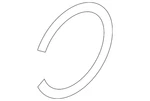 Genuine Ford Drive Axle Lock Ring L1MZ-3B498-E. Fixed Price $8.80.