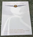 Chrysler Full Line 1998 - 300M Concorde Sebring Sales Brochure Detroit Auto Show. Fixed Price $9.88.