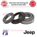 Yukon Rear Axle Bearing And Seal Kit For Jeep Wrangler Non-rubicon Dana 44JK. Fixed Price $154.41.