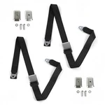 Dodge Truck 1972-1980 Airplane 2PT Black Lap Bucket Seat Belt Kit W/ Bracketry. Fixed Price $99.50.