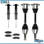 Front Cv Axle & Brake Pads Struts For Gmc Yukon 1500 Denali 6.2L 2007-2014. Fixed Price $378.15.