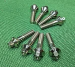 Apk 07-15 Mercedes-amg W204 C63 Titanium Front Axle Bearing Bolt Set. Fixed Price $110.00.