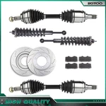 For Toyota 4RUNNER 4.0L 2003-09 Front Cv Axle+complete Struts+brake Pads&rotors. Fixed Price $381.89.