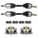 8PCS Front Cv Axle+brake Pads+wheel Hub Bearing For Toyota 4RUNNER 2003 04-2013. Fixed Price $202.72.