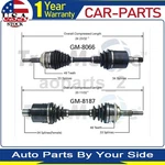 Front Trakmotive Cv Axle Joint For Buick Skylark 2.3L 1991 1990 1989 1988. Fixed Price $182.64.