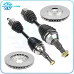 Front Cv Axles & Brake Discs Rotors For 2000-2005 Chevrolet Impala 3.4L 3.8L. Fixed Price $201.38.