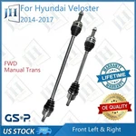 Oe Front Pair Cv Axle Joint Shaft Assy For Hyundai Veloster Fwd Manual Trans. Fixed Price $128.10.