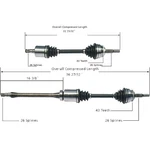 Front Left & Right Cv Shaft Axle Joint Volvo 2001-2004 S40 V40 1.9L Turbo. Fixed Price $257.00.