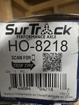 Surtrack HO-8218 Cv Axle Shaft, Motive, New Open Box. Fixed Price $86.80.