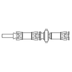 For Subaru Justy 1988-1994 Rear Driveshaft Prop Dac. Fixed Price $639.41.