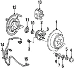 Genuine Ford 1995-1998 Windstar Hub Assembly F58Z-1109-A. Fixed Price $114.29.