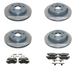 Durago Front Rear Rotors Bosch Quietcast Ceramic Brake Pad Kit For Durango 04-06. Fixed Price $248.95.