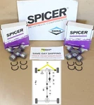 2007-2024 Jeep Wrangler Rubicon Dana 44 Front Axle Shaft Joints Each Spicer. Fixed Price $85.26.