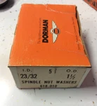 Dorman 618-010 Spindle Nut Washer 5PK 23/32 X 1-1/2 1/8. Fixed Price $13.99.