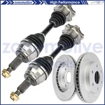For Chevrolet Suburban 1500 5.3L 2000-06 Front Brake Discs Rotors + Cv Axle. Fixed Price $226.81.