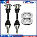 For Cadillac Escalade Chevrolet Tahoe Front Side Cv Axle + Brake Discs Rotors. Fixed Price $279.89.