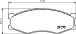Mintex Front Axle Brake Pad Set, Disc MDB1279. Fixed Price $33.77.