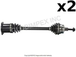 Audi (2002-2004) Axle Shaft Assembly Front Left And Right Pcs) Dss + Warranty. Fixed Price $231.30.