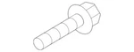 Genuine Ford Cv Intermediate Shaft Bolt -W500121-S439. Fixed Price $12.60.
